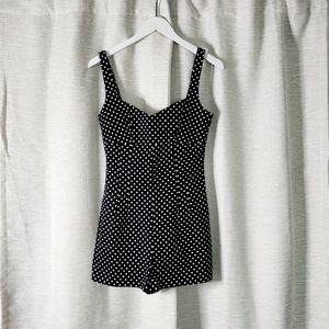 NWT Zara Polka-dot Romper, sz XS